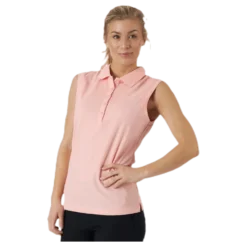 Sleeveless Polo Orange