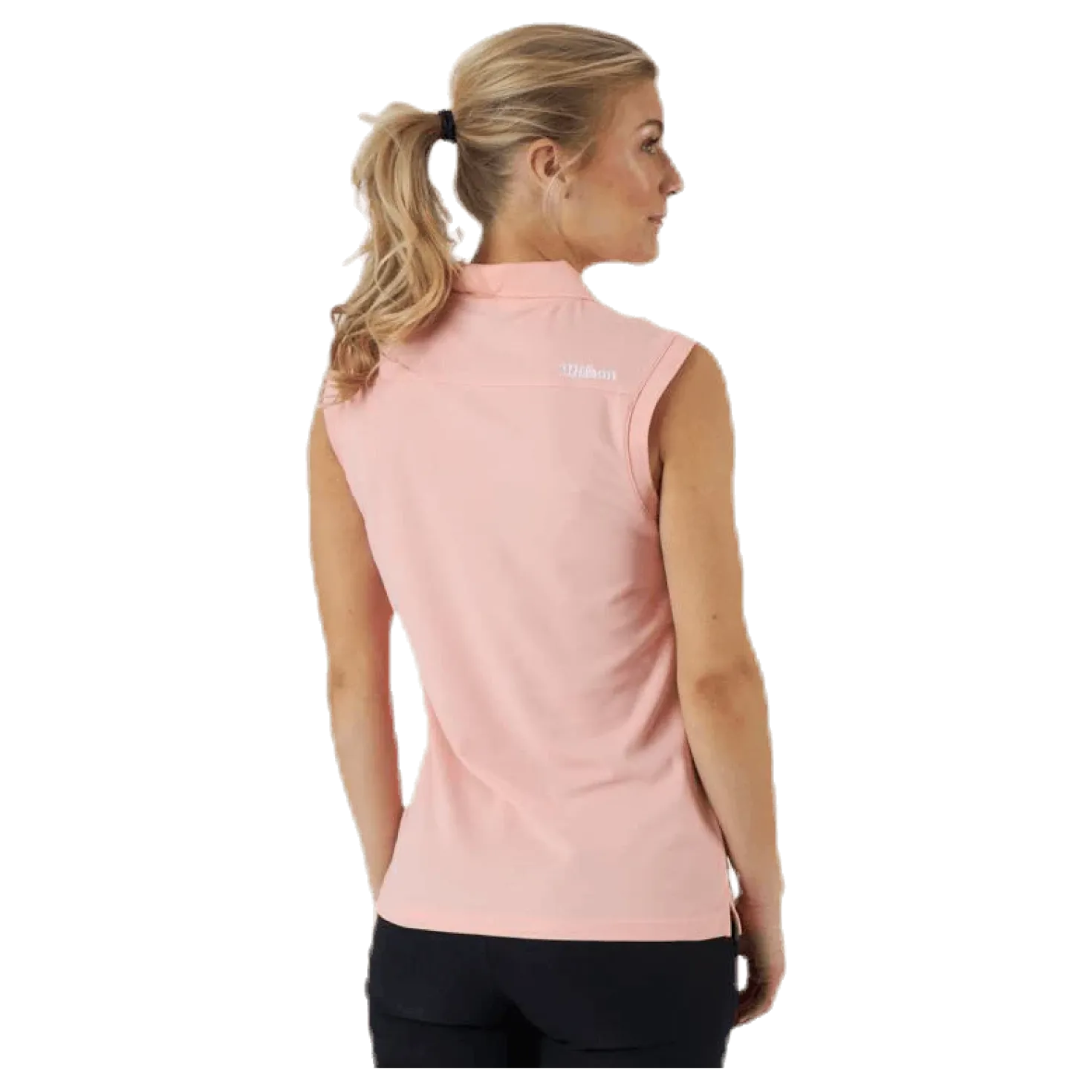 Sleeveless Polo Orange