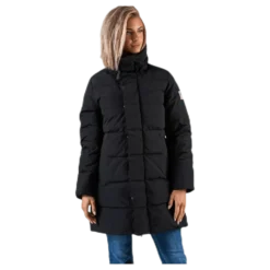 Slim Fit Padded Jacket Black
