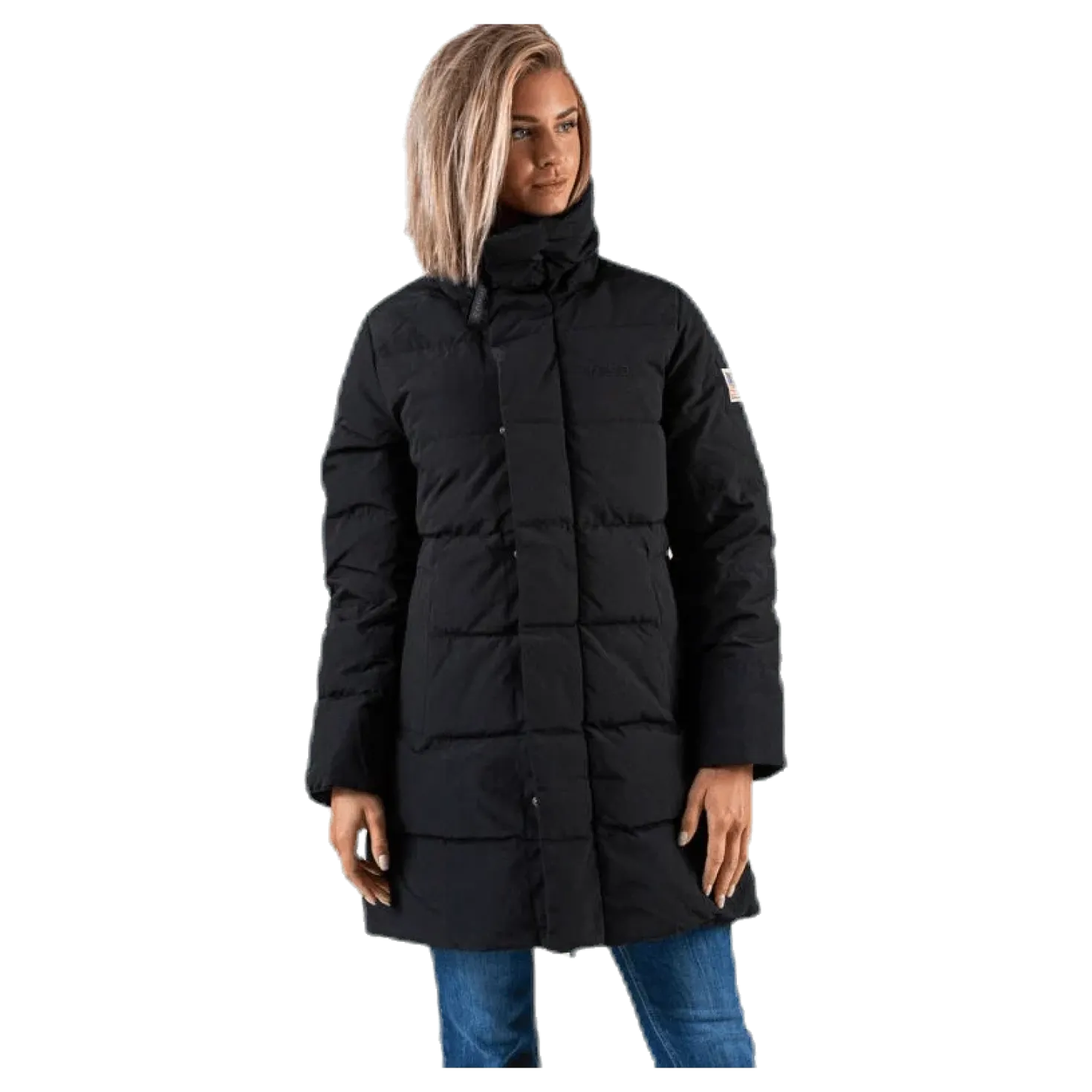 Slim Fit Padded Jacket Black