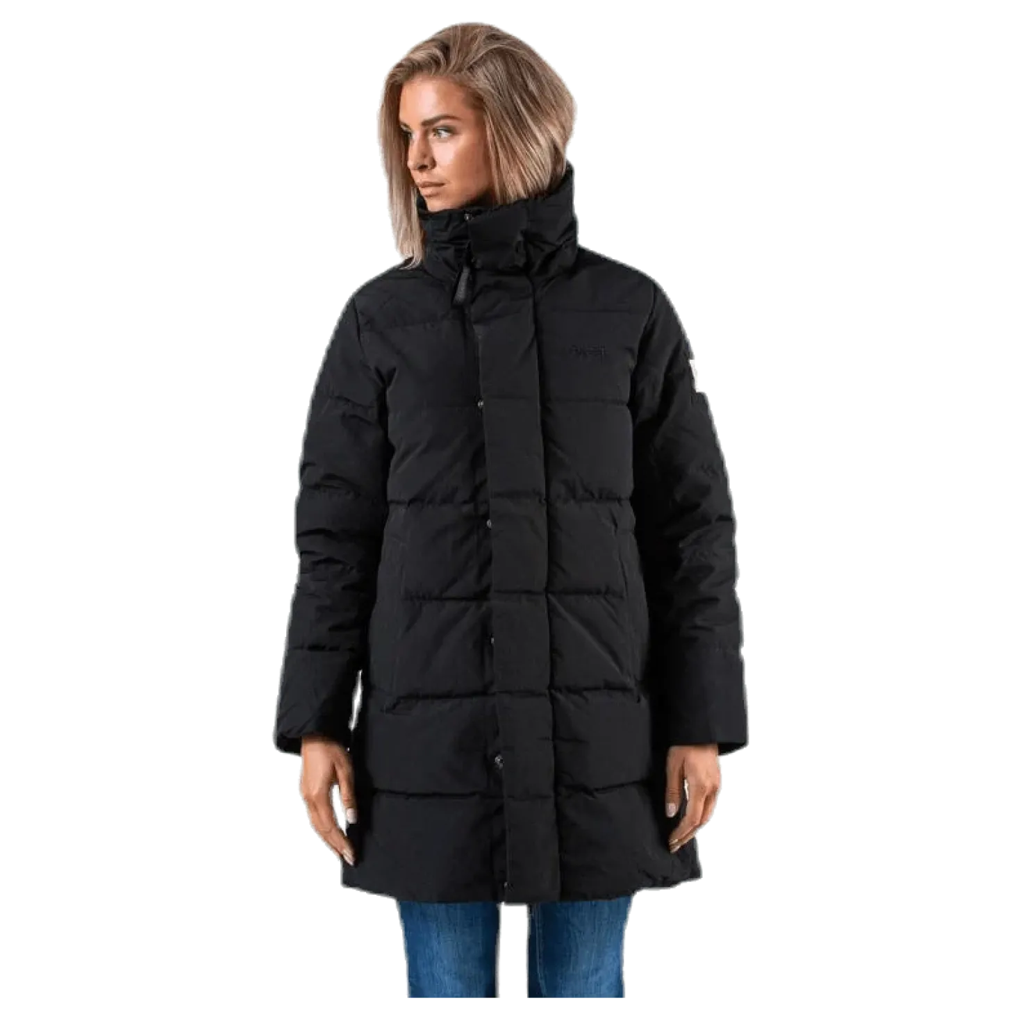 Slim Fit Padded Jacket Black