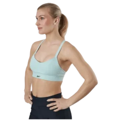 S Lux Strappy Sports Bra Green