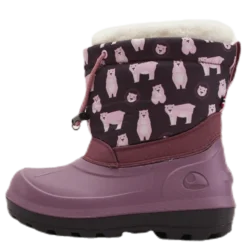 Snowfall Bear Purple