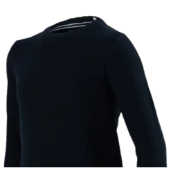 Snow Knit Crew Neck Junior Blue