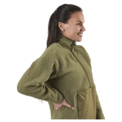 Snowshelter Teddy Half Zip Green