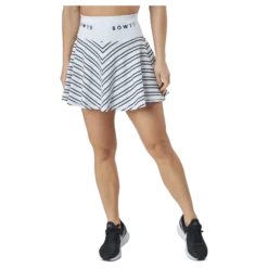 Sofia/print Skirt Thin Stripe White/black