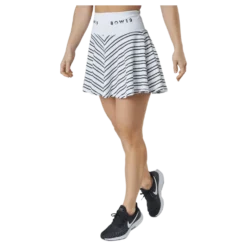 Sofia/print Skirt Thin Stripe White/black