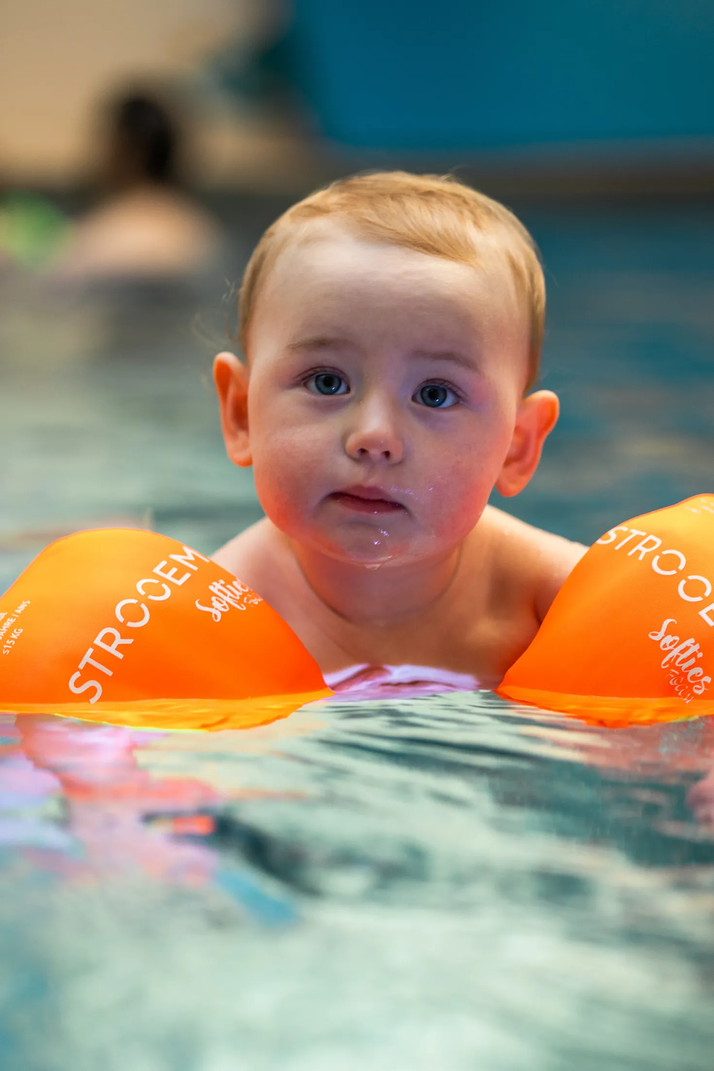 Softies Foam Swim Armbands Orange/Lime