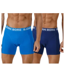Solid Shorts 2-Pack Blue