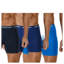 Solid Shorts 3-Pack Blue