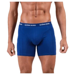 Solid Shorts 5-Pack Blue/Patterned