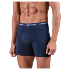 Solid Shorts 5-Pack Blue/Patterned