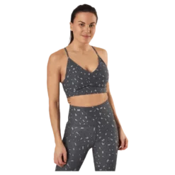 Soul Ruched Bra Patterned/Grey