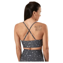 Soul Ruched Bra Patterned/Grey