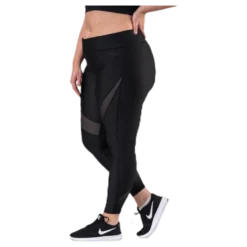 Speed Plus Size Tights Black