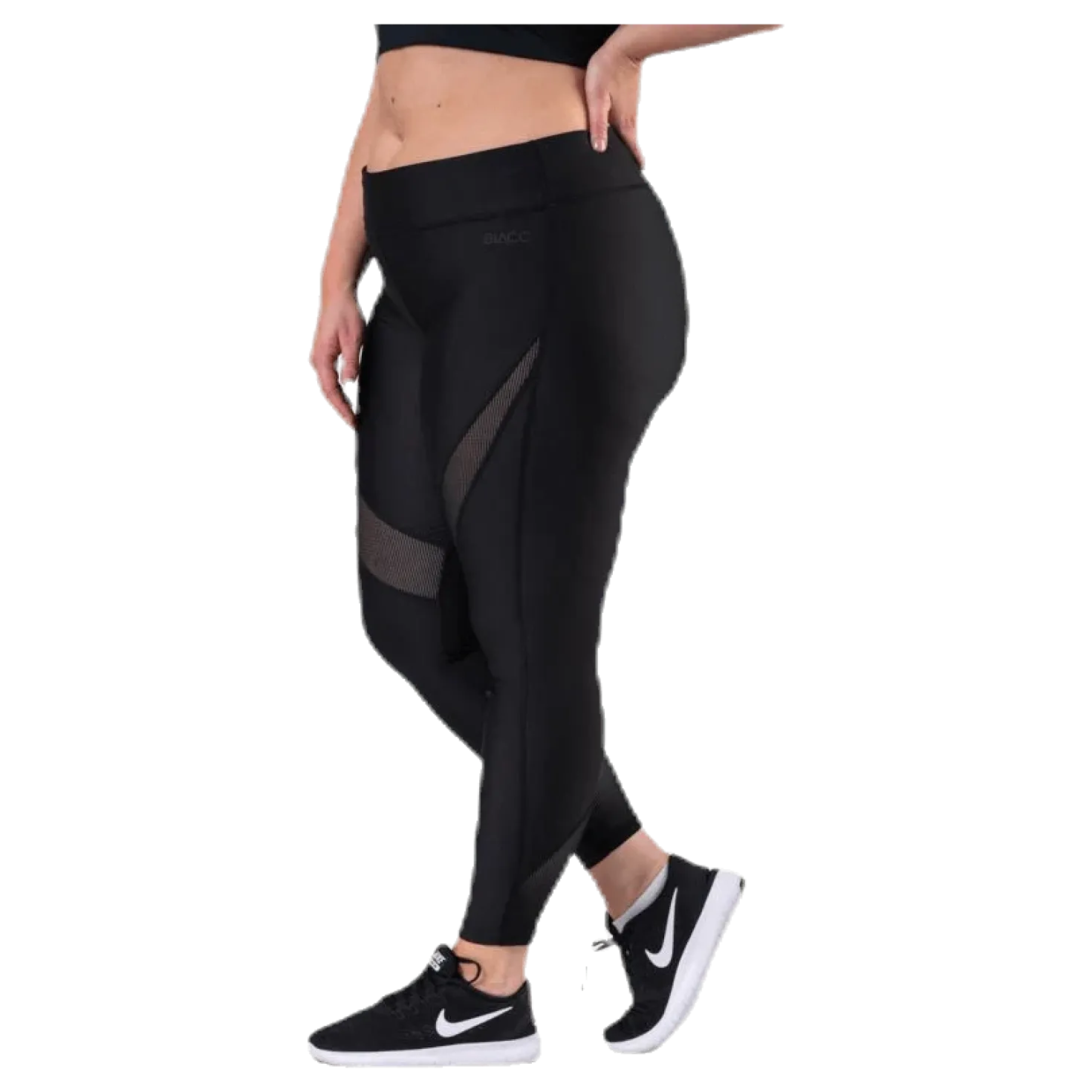 Speed Plus Size Tights Black