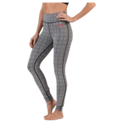 Spin To Win Mid Layer Tights White/Black
