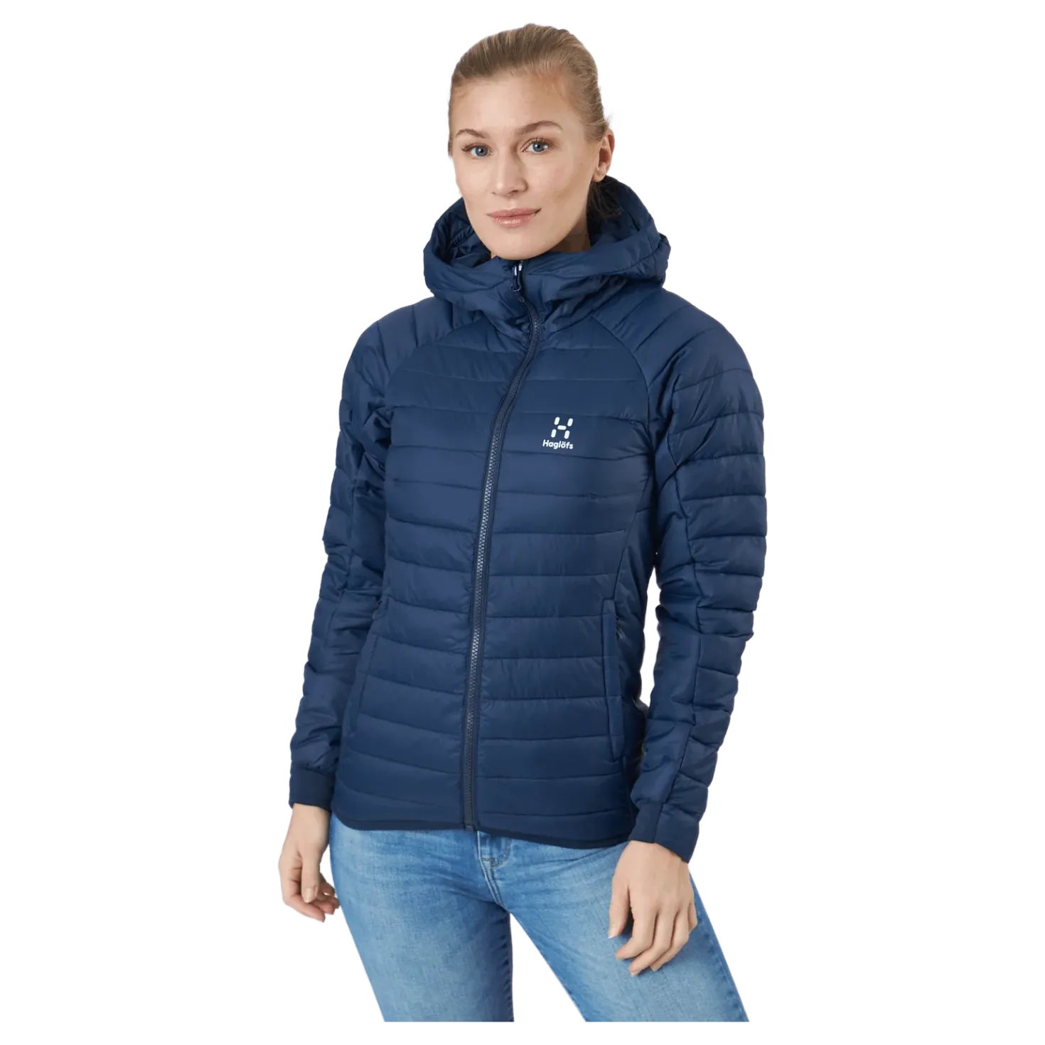 Spire Mimic Hood Women Tarn Blue Solid