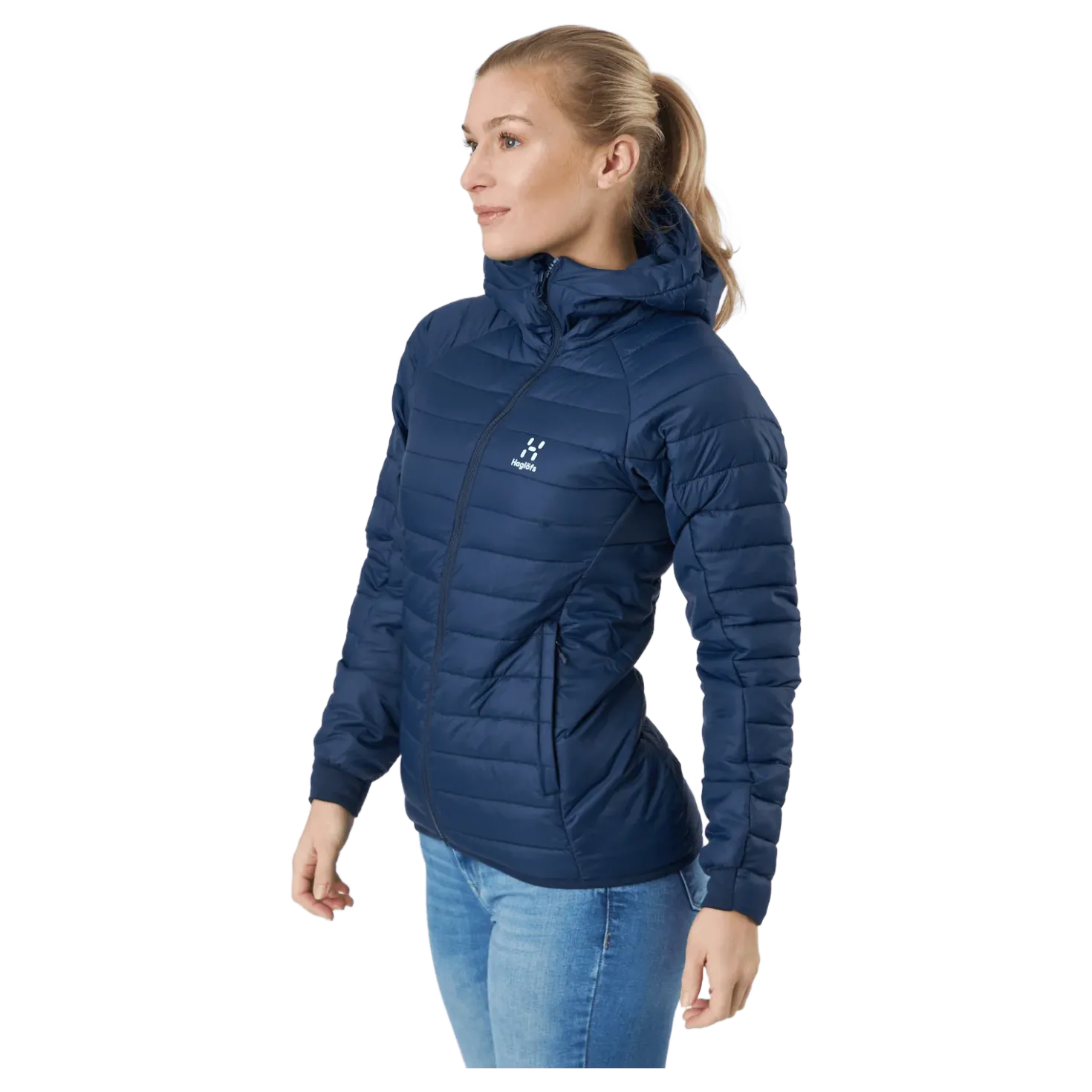Spire Mimic Hood Women Tarn Blue Solid