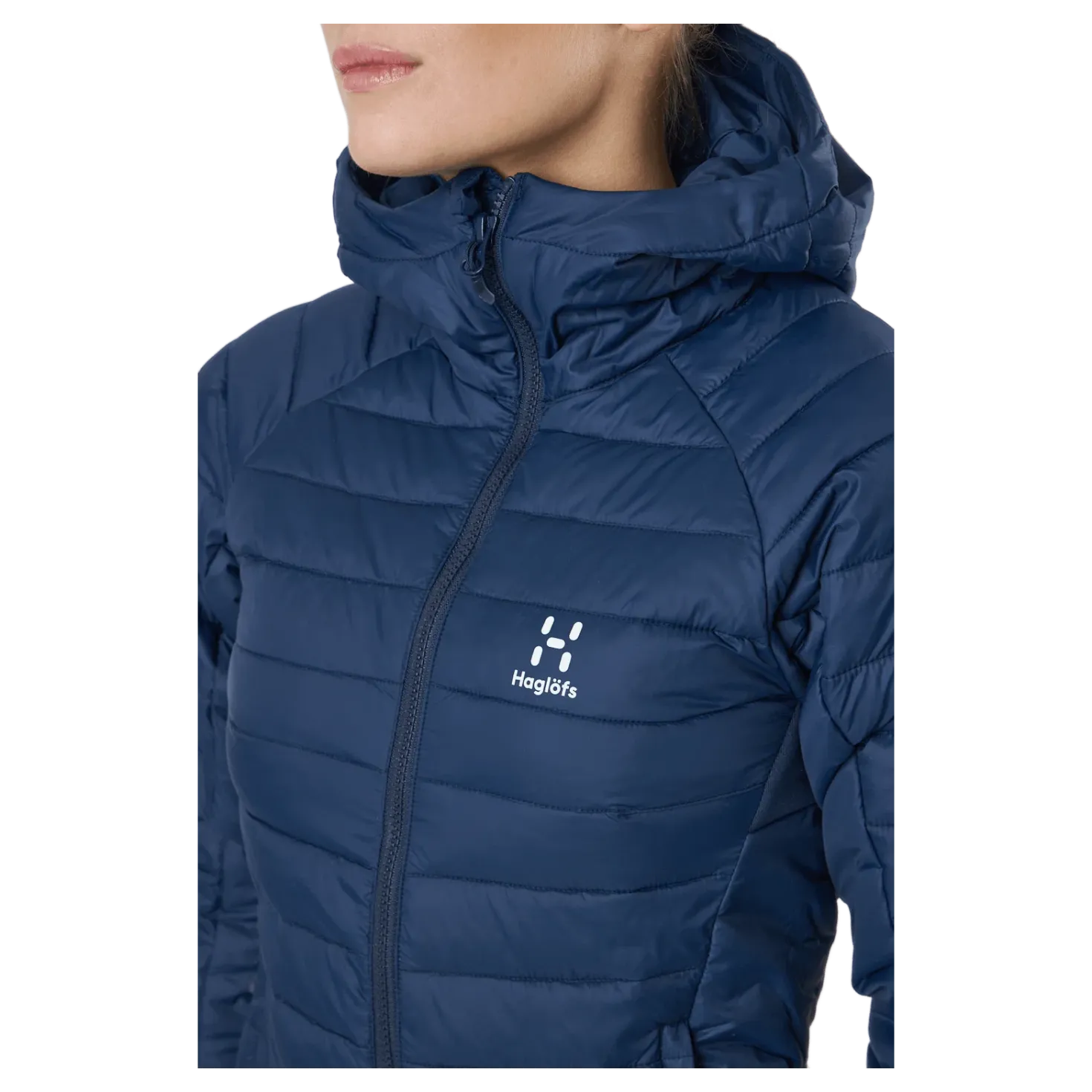 Spire Mimic Hood Women Tarn Blue Solid