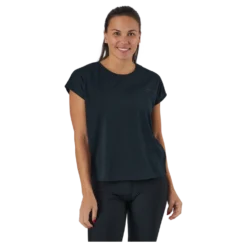 Split Back Tee Black