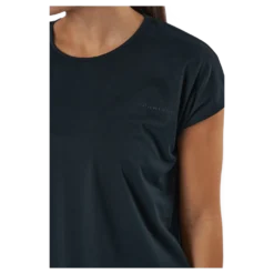 Split Back Tee Black