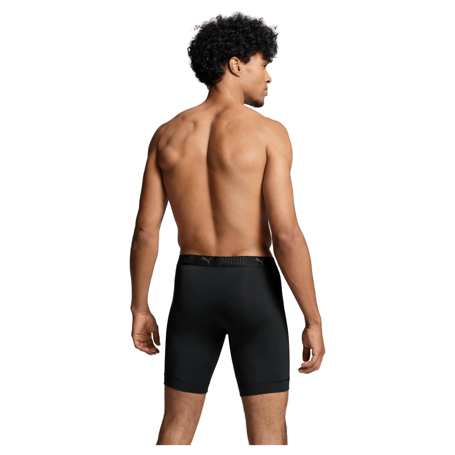 Sport Microfiber Long Boxer 2p Black
