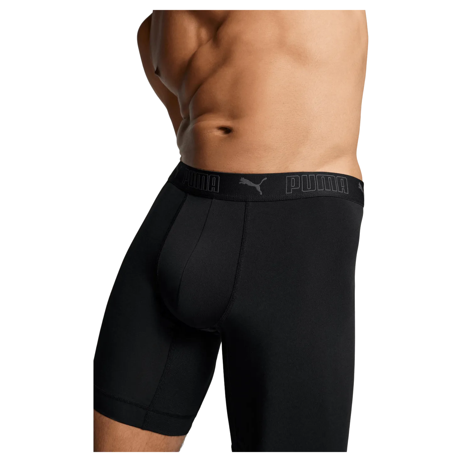 Sport Microfiber Long Boxer 2p Black