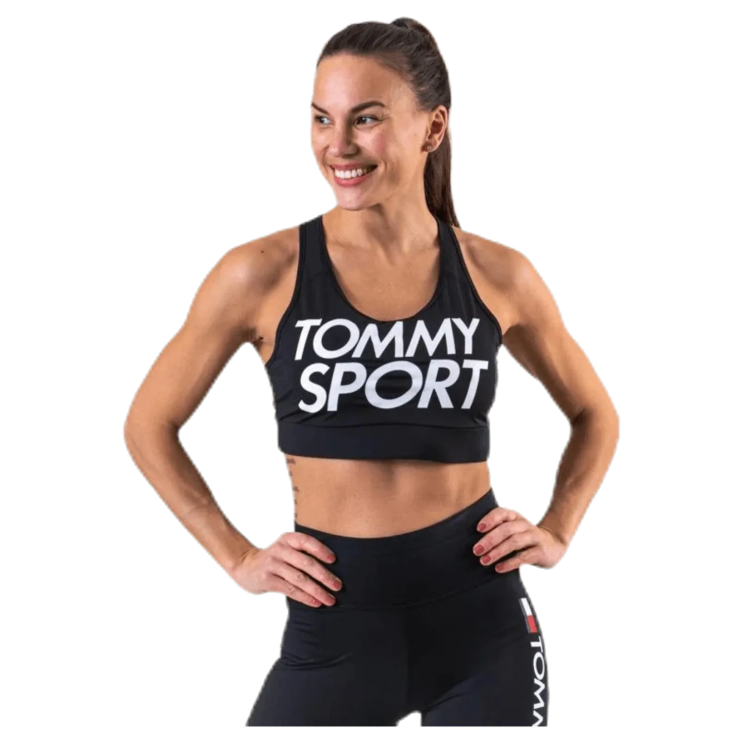 Sports Bra Logo Mid Black