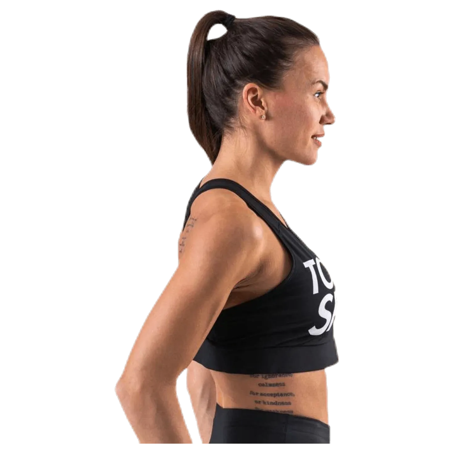 Sports Bra Logo Mid Black