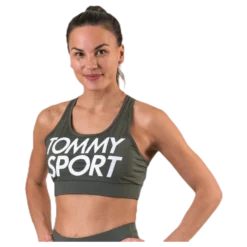 Sports Bra Logo Mid Green