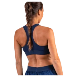 Sports Bra Medium Tri Logo Blue
