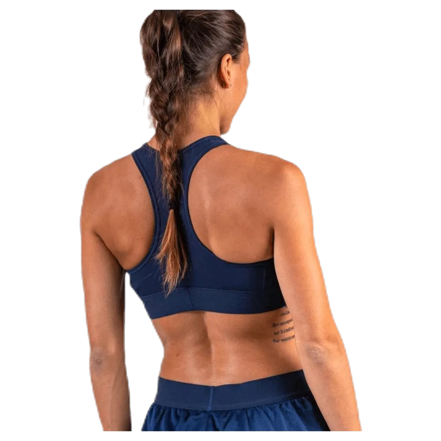 Sports Bra Medium Tri Logo Blue