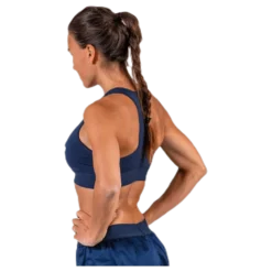 Sports Bra Medium Tri Logo Blue