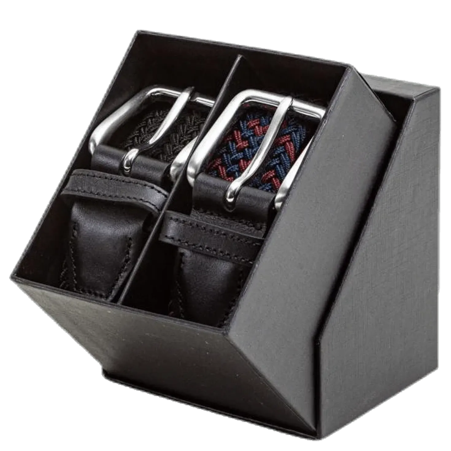 Spring Woven Belt Gift Box Black