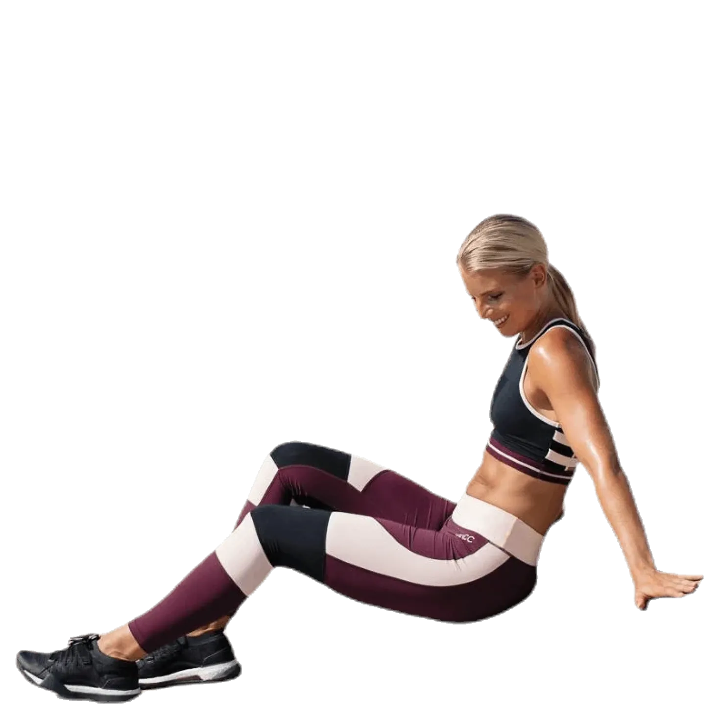 Sprint Tights Pink/White/Black