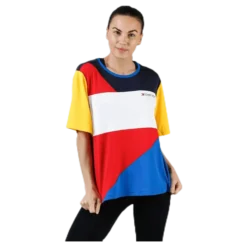 Statement Colourblock T-Shirt Red