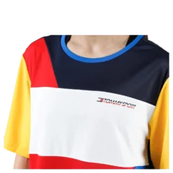 Statement Colourblock T-Shirt Red