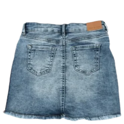 Stephania Panel Dnm Skirt Blue