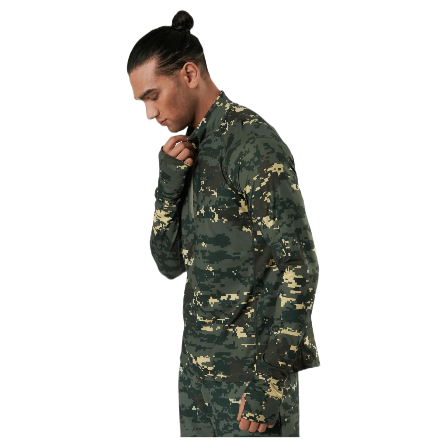 Sthlm Midlayer Half Zip Green