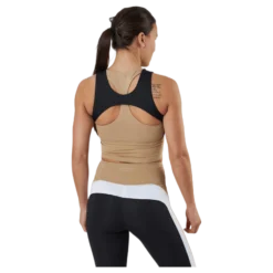Sthlm Overlap Crop Top Beige