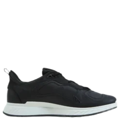 ST.1 Laced Shoes Black