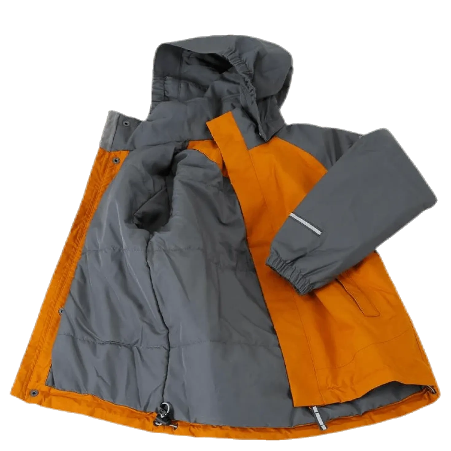 Storm Ins Kids Jacket 10 000 mm Grey/Yellow