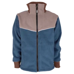 Stormy Jacket, Windfleece Grey/dark Blue