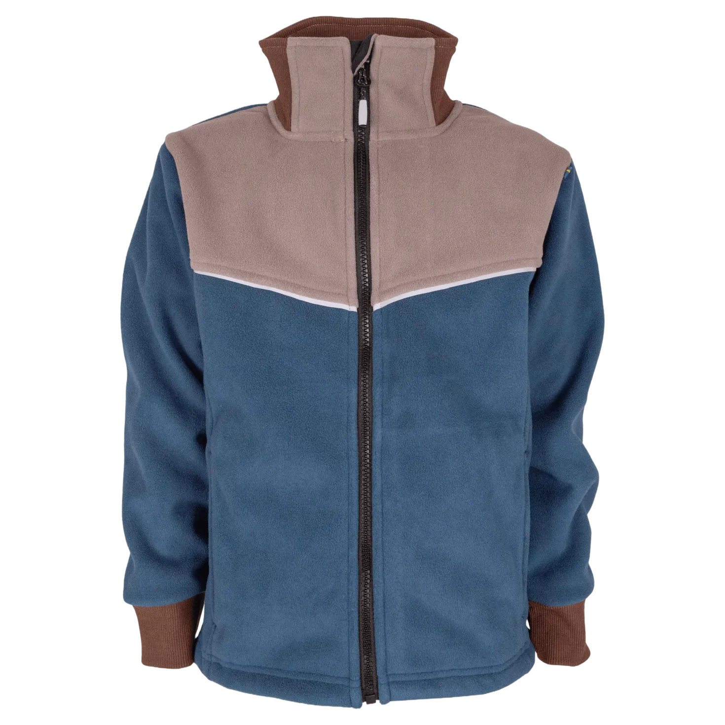 Stormy Jacket, Windfleece Grey/dark Blue
