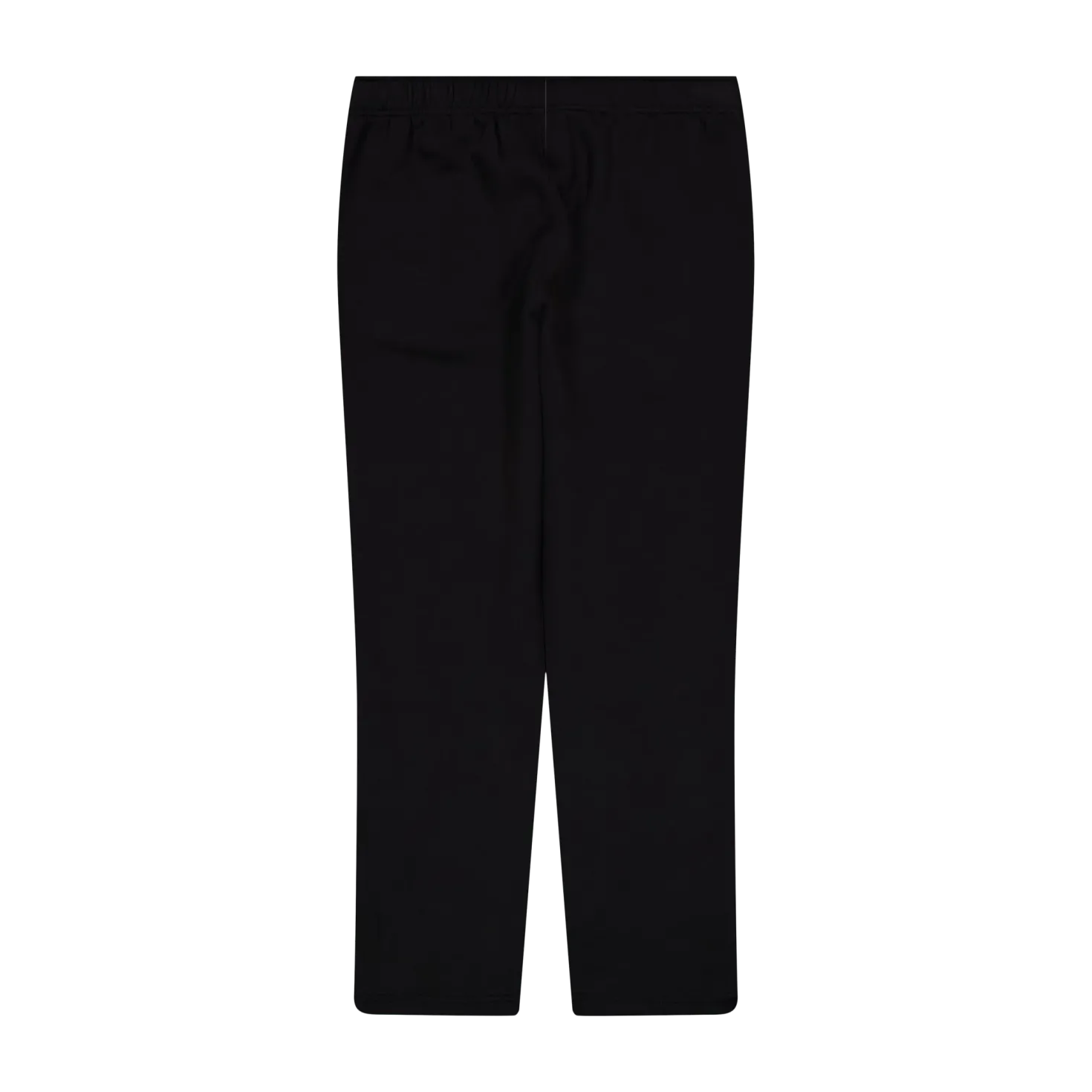 Straight Hem Pants Black Beauty