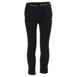 Straight Hem Pants Junior Black