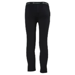 Straight Hem Pants Junior Black