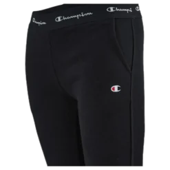 Straight Hem Pants Junior Black