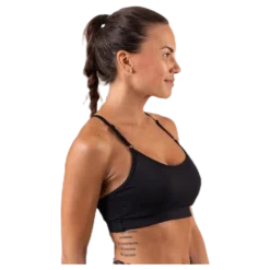 Strappy Sports Bra Black